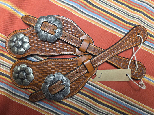 Ladies Basket Stamped Spur Strap