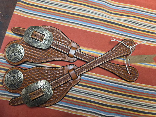 Men's Basket Stamped Spur Strap