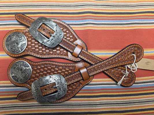 Ladies Basket Stamped Spur Strap