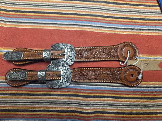 Ladies Floral Ranger Spur Strap